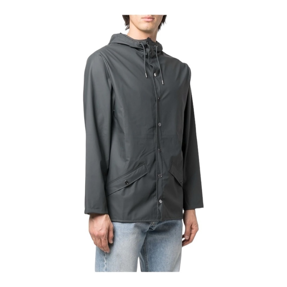 Rains Waterproof Jacket in Slate NWT - Picture 7 of 7
